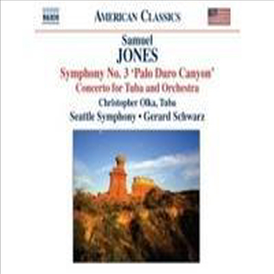 존스 : 교향곡 3번 '팔로 두로 캐년'& 튜바 협주곡 (Samuel Jones : Symphony No. 3 'Palo Duro Canyon')(CD) - Gerard Schwarz