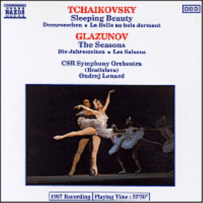 차이코프스키 : 잠자는 숲속의 미녀, 글라주노프 : 사계 (Tchaikovsky : Sleeping Beauty, Glazunov : The Seasons)(CD) - Ondrej Lenard