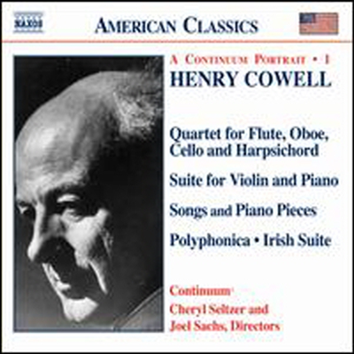 카우웰: 기악, 실내악과 성악, 1집 (Cowell: Instrumental, Chamber and Vocal Music, Vol.1)(CD) - Joel Sachs