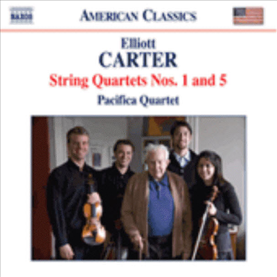 카터: 현악 사중주 1, 5번 (Elliott Carter: String Quartets Nos. 1 and 5)(CD) - Pacifica Quartet
