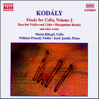 코다이 : 첼로 작품 2집 (Kodaly : Music For Cello, Vol.2)(CD) - Maria Kleigel