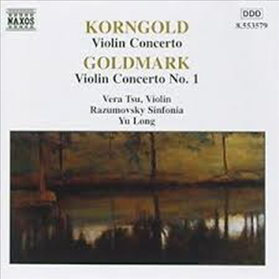 코른골트, 골드마르크 : 바이올린 협주곡 (Korngold, Goldmark : Violin Concertos)(CD) - Vera Tsu