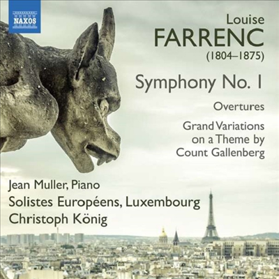 파렝: 교향곡 1번 & 갈렌베르크 백작 주제에 의한 대 변주곡 (Farrenc: Symphony No.1 & Variations sur un theme de Comte Gallenberg, Op. 25)(CD) - Christoph Konig