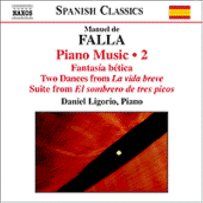 파야 : 피아노 작품 2집 - 삼각모자, 허무한 인생 외 (Falla : Complete Piano Works, Vol. 2)(CD) - Daniel Ligorio
