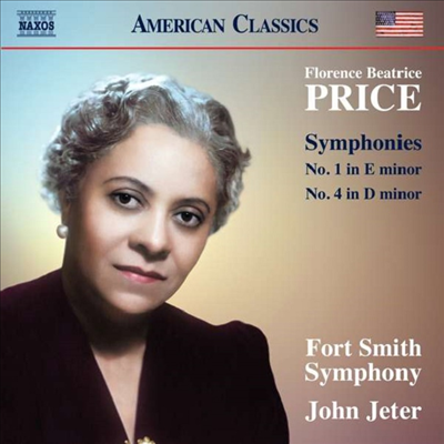 프라이스 : 교향곡 1 & 4번 Price (Price: Symphonies Nos.1 & 4)(CD) - John Jeter