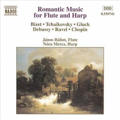 플루트와 하프를 위한 로맨틱 작품집 (Romantic Music For Flute And Harp)(CD) - Janos Balint