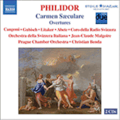 필리도르 : 오라토리오 ＜속세의 카르멘＞, 교향곡 27번 (Philidor : Carmen saeculare, Overtures) (2CD) - Jean-Claude Malgoire