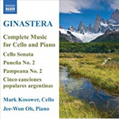 히나스테라 : 첼로와 피아노를 위한 작품집 (Ginastera : Music For Cello and Piano)(CD) - Mark Kosower