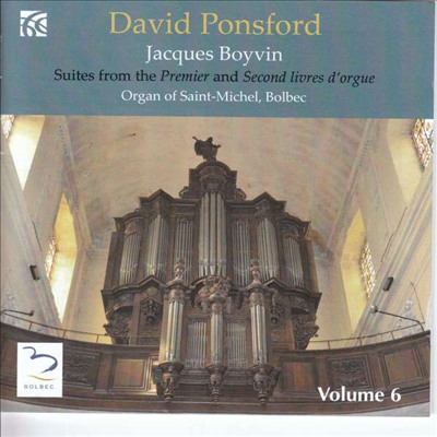 프랑스 오르간 작품 6집 - 자크 부아벵 (Jacques Boyvin - French Organ Music Vol.6) (2CD) - David Ponsford