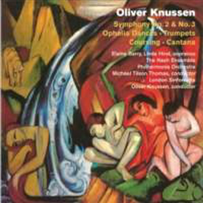 너센: 교향곡 2, 3번 (Knussen: Symphonies Nos.2 &amp; 3)(CD) - Michael Tilson Thomas