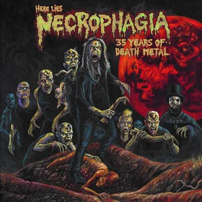 Necrophagia - Here Lies Necrophagia, 35 Years Of Death Metal (Ltd. Ed)(CD)