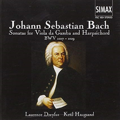 바흐 : 비올라 다 감바 소나타 모음집 (Bach : Sonatas For Viola Da Gamba And Harpsichord Bwv 1027-1029)(CD) - Laurence Dreyfus