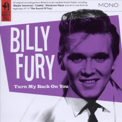 Billy Fury - Turn My Back On You (CD)