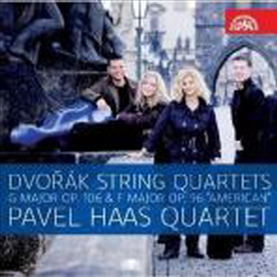 드보르작 : 현악 사중주 13번 G장조 Op.106, 12번 F장조 '아메리카' (Dvorak : String Quartets Nos. 12 & 13)(CD) - Pavel Haas Quartet