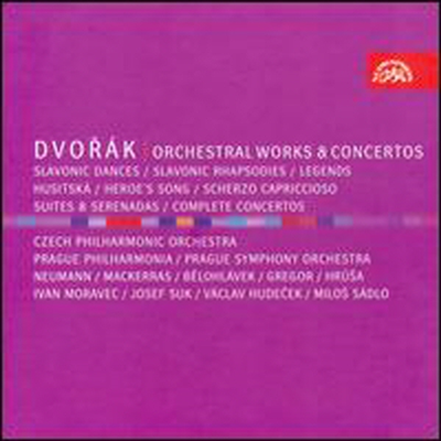 드보르작: 관현악과 협주곡 (Dvorak: Orchestral Works & Concertos) (8CD Boxset) - Vacla Neumann