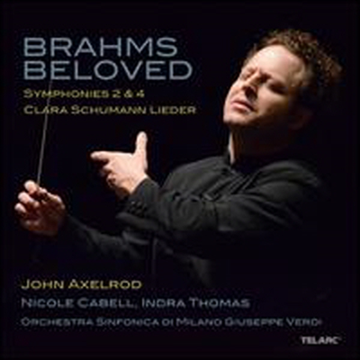 브람스: 교향곡 2, 4번, 클라라 슈만: 가곡집 (Brahms: Symphony No.2 & 4, C. Schumann: Lieder - Brahms Beloved) (2CD) - John Axelrod