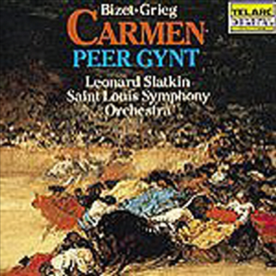 비제 : 카르멘 모음곡, 그리그 : 페르 귄트 모음곡 (Bizet : Carmen Suites, Greig : Peer Gynt Suite)(CD) - Leonard Slatkin