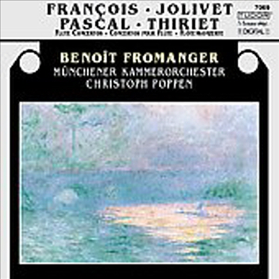 졸리베, 파스칼, 티리에 : 플루트 협주곡 (Jolivet, Pascal, Thiriet : Flute Concertos)(CD) - Benoet Fromanger