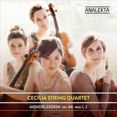 멘델스존: 현악 사중주 3, 4번 (Mendelssohn: String Quartet No.3 & 4)(CD) - Cecilia String Quartet
