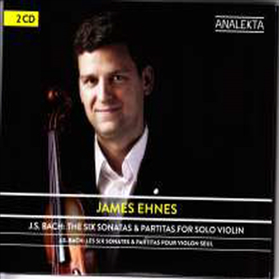 바흐: 무반주 바이올린 소나타와 파르티타 (Bach: Sonatas & Partitas for solo violin BWV1001 - 1006) (2CD) (Digipack) - James Ehnes