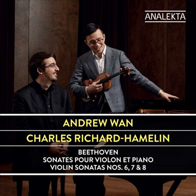 베토벤: 바이올린 소나타 6, 7, 8번 (Bach: Violinsonaten No.6, 7 & 8)(CD) - Andrew Wan