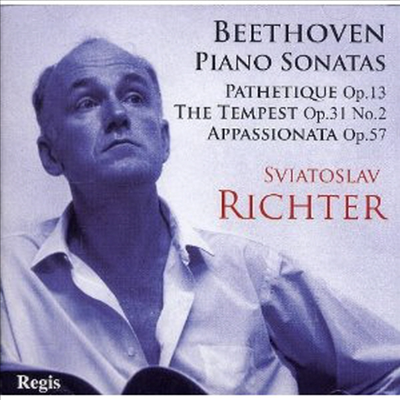 베토벤: 피아노 소나타 8, 17, 23번 (Beethoven: Piano Sonatas - Pathetique, Appassionata, The Tempest)(CD) - Sviatoslav Richter