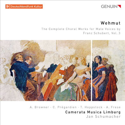 슈베르트: 남성 합창을 위한 음악 3집 (The Complete Choral Works for Male Voices by Franz Schubert, Vol. 3)(CD) - Jan Schumacher