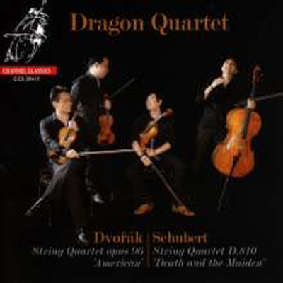 드보르작: 현악 사중주 12번 '아메리칸' & 슈베르트: 현악 사중주 14번 '죽음과 소녀' (Dvorak: String Quartet No.12 'American' & Schubert: String Quartet No.14 'Death And The Maiden')(CD) - Dragon Quartet