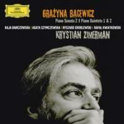 그라치나 바체비치 : 피아노 소나타 2번, 피아노 오중주곡 (Bacewicz: Piano Sonata No. 2 & Quintets Nos. 1 & 2)(CD) - Krystian Zimerman