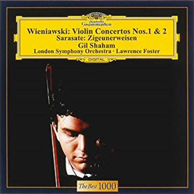 비에냐프스키 : 바이올린 협주곡 1, 2번, 사라사테 : 지고이네르바이젠 (Wieniawski : Violin Concertos Nos.1 & 2 ,Sarasate : Ziegeunerweisen)(CD) - Gil Shaham