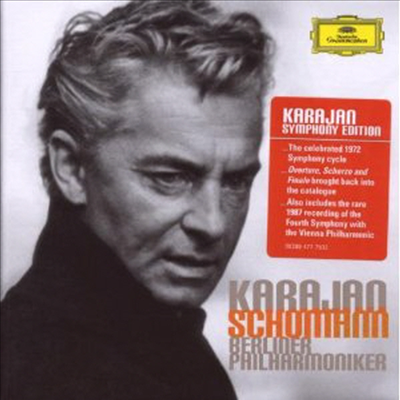 슈만: 교향곡 1-4번, 서곡집 (Schumann: Sinfonien Nr.1-4, Overtures) (3CD Boxset) - Herbert Von Karajan