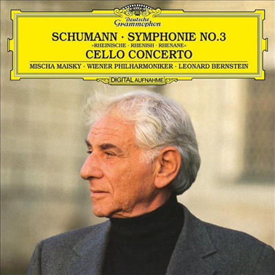 슈만: 교향곡 3번 '라인' & 첼로 협주곡 (Schumann: Symphony No.3 'Rhenish' & Cello Concerto) (180g)(LP) - Leonard Bernstein