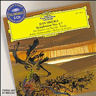 시벨리우스 : 교향곡 4-7번 (Sibelius : Symphonien Nos. 4-7) (2CD) - Herbert Von Karajan