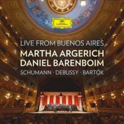 아르헤리치 & 바렌보임 - 부에노스 아이레스 실황 (Martha Argerich & Daniel Barenboim - Live from Buenos Aires)(CD) - Martha Argerich