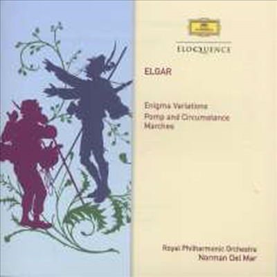 엘가: 수수께끼 변주곡, 위풍당당 행진곡 (Elgar: Enigma Variations, Pomp &amp; Circumstance March)(CD) - Norman Del Mar