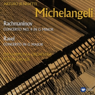 라벨 : 피아노 협주곡, 라흐마니노프 : 피아노 협주곡 4번 (Ravel : Piano Concerto, Rachmaninov : Piano Concerto No.4 Op.40)(CD) - Arturo Benedetti Michelangeli