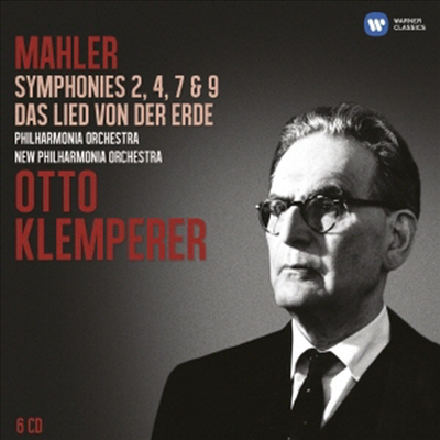 말러: 교향곡 2, 4, 7, 9 &amp; 대지의 노래 (Mahler: Symphonies 2, 4, 7, 9 &amp; Lied von der Erde) (6CD Boxset) - Otto Klemperer