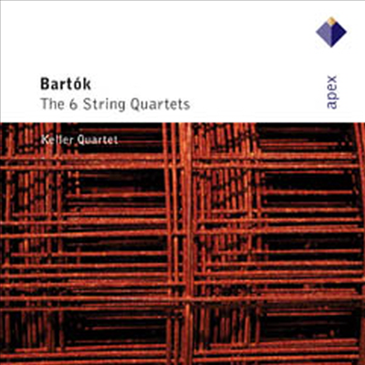 바르톡 : 현악 사중주 1-6번 (Bartok : String Quartet Nos.1-6) (2CD) - Keller Quartet