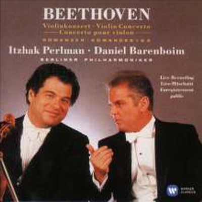 베토벤: 바이올린 협주곡 &amp; 로망스 1번, 2번 (Beethoven: Violin Concerto In D Major, Op. 61 &amp; Romances Nos.1, 2)(CD) - Itzhak Perlman
