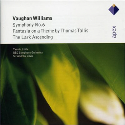 본 윌리엄스: 교향곡 6번, 토마스 탈리스 주제에 의한 환상곡, 종달새의 비상 (Vaughan Williams: Symphony No. 6, Fantasia on a Theme by Thomas Tallis, Lark Ascending)(CD) - Andrew Davis