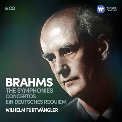 브람스: 교향곡 전집 1 - 4번, 독일레퀴엠 &amp; 협주곡 (Brahms: Complete Symphonies, Ein deutsches Requiem &amp; Concertos) (6CD Boxset) - Wilhelm Furtwangler