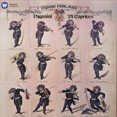 파가니니: 무반주 바이올린을 위한 24개의 카프리스 (Paganini: Caprices for solo Violin op.1 Nos.1 - 24) (180g)(2LP) - Itzhak Perlman