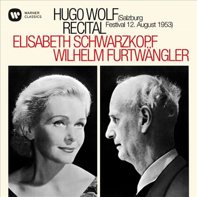 휴고 볼프 리사이틀 - 1953년 잘츠부르크 (Hugo Wolf Recital - Salzburg Festival, 12 August 1953)(CD) - Elisabeth Schwarzkopf