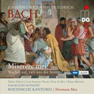 J.C.F.바흐: 미제레레 & 눈뜨라 부르는 소리 있도다 (J.C.F.Bach: Miserere in C & Wachet auf, ruft uns die Stimme)(CD) - Hermann Max
