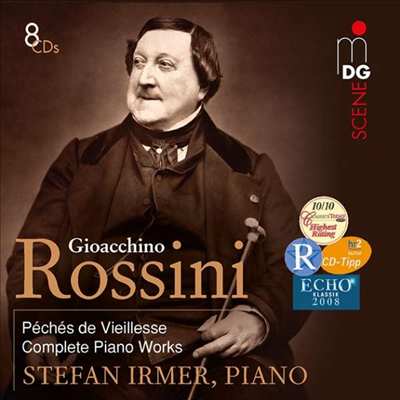 노년의 과오 - 로시니: 피아노 작품 전집 (Sins Of Old Age - Rossini: Complete Piano Works) (8CD Boxset) - Stefan Irmer