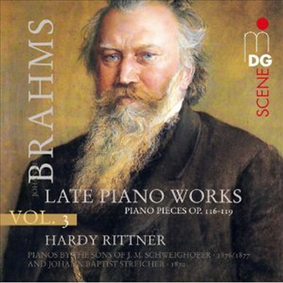 브람스 : 판타지, 3개의 인터메초, 피아노소품 Op.118 & 119 (Brahms : Piano Music Volume 3, Late Piano Works) (SACD Hybrid) - Hardy Rittner