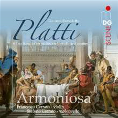 플라티: 바이올린을 위한 6개의 트리오 소나타 (Platti: 6 Trio Sonatas For Violin) (SACD Hybrid) - Armoniosa