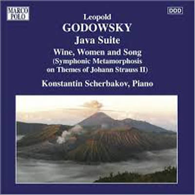 고도프스키 : 피아노 작품 8집 - 자바 모음곡, 요한 슈트라우스 주제의 교향적 변용 (Godowsky : Piano Music, Vol. 8 - Java Suite, Wine, Women and Song)(CD) - Konstantin Scherbakov
