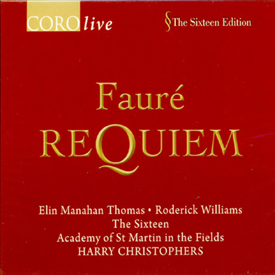 포레 : 레퀴엠 & 모차르트 : 아베 베룸 코르푸스 (Faure : Requiem, Op.48 & Mozart : Ave verum corpus, K618)(CD) - The Sixteen