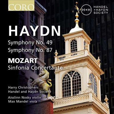 하이든: 교향곡 49, 87번 & 모차르트: 신포니아 콘체르탄테 (Haydn: Symphonies No.49, 87 & Mozart: Sinfonia Concertante)(CD) - Harry Christophers